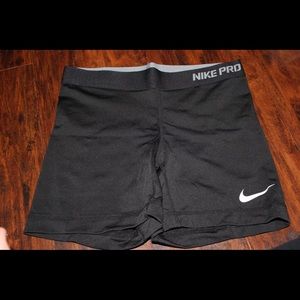 Black Nike Pros (Size Small)